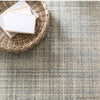 Harris Blue/Brown Micro Hooked Wool Rug Rugs