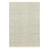 Herringbone Ocean Woven Cotton Rug. Top view.