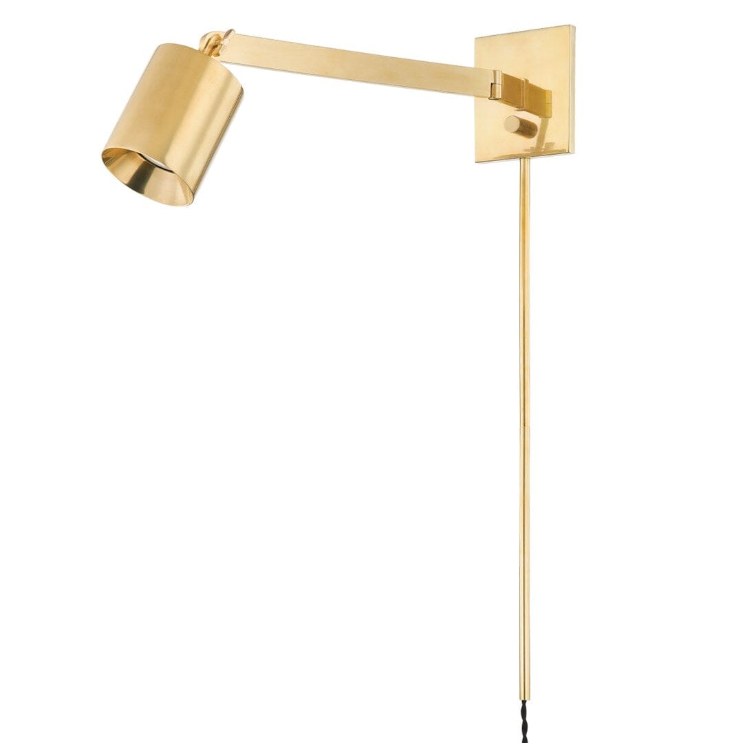Highgrove Plug-in Sconce Sconces Aged Brass