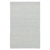 Honeycomb French Blue/Ivory Woven Wool Rug. Top view.