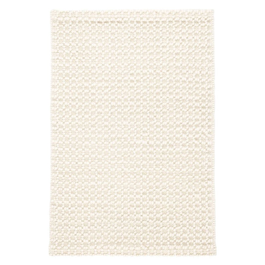 Hooper Woven Wool Rug. Top view.