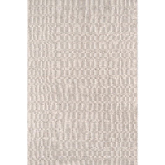 Huron Indoor/Outdoor Rug - Beige 2' X 3'. Top view.