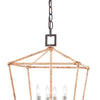 Husdon Lantern - Rattan. Detail view.