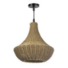 Hyde Outdoor Chandelier. Light off. Front view.