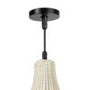 Hyde Outdoor Chandelier White mounting detail. Detail view.