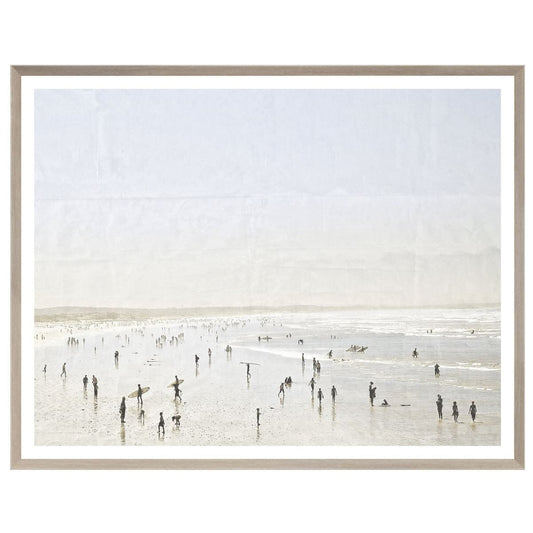 Idyllic Surf Framed Art Medium
