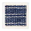 Indigo textile XII. Framed art. Front view.