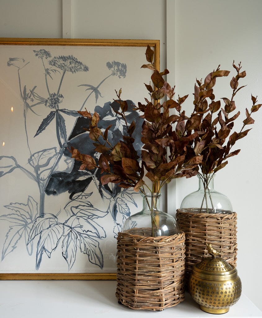 Inked Floral Study I Framed Art