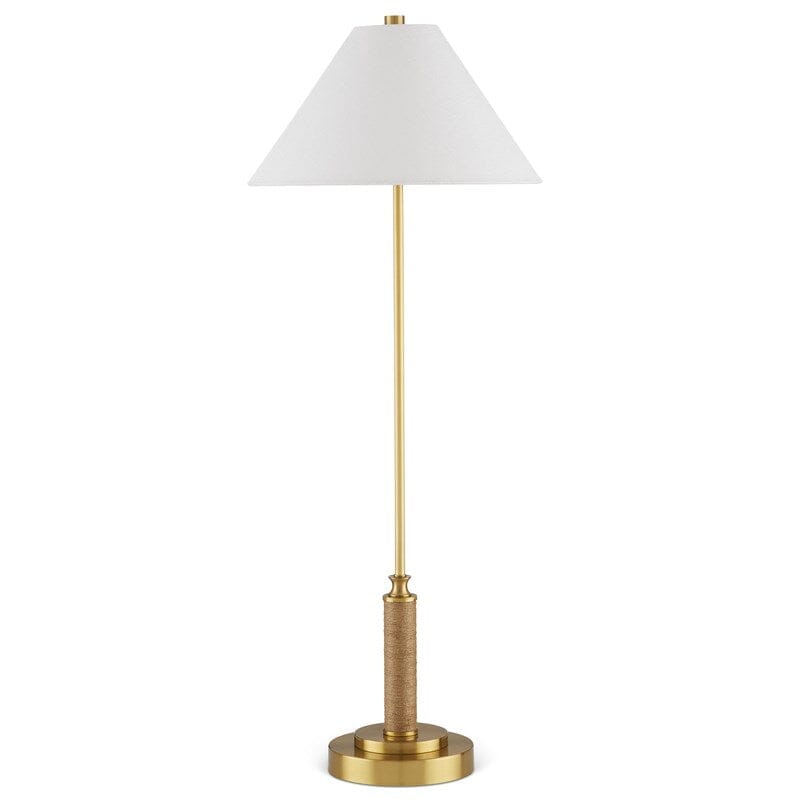 Ippolito Brass Console Lamp Table Lamps