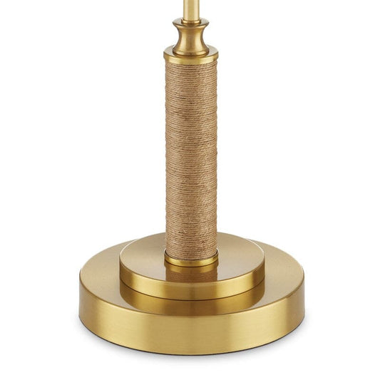 Ippolito Brass Console Lamp Table Lamps
