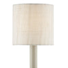 Ivory Fine Grasscloth Drum Chandelier Shade - Set of 2 Shades