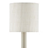 Ivory Fine Grasscloth Drum Chandelier Shade - Set of 2 Shades