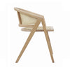 Junie Dining Chair Cerused Oak. Right side view.