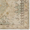 Kai Pathos Tan & Green Wool Rug