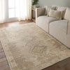 Kai Pathos Taupe Wool Rug
