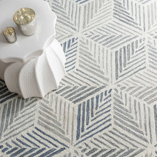 Karari Hooked Wool Rug Rugs