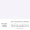 Kennedy Dining Chair. Opaque White.