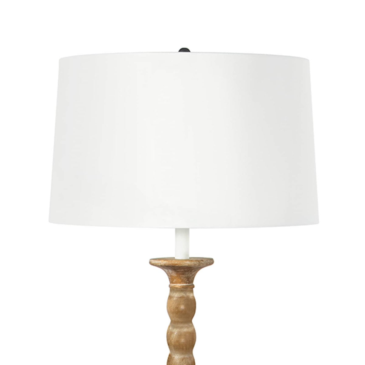 Perennial Floor Lamp Natural shade. Detail view.