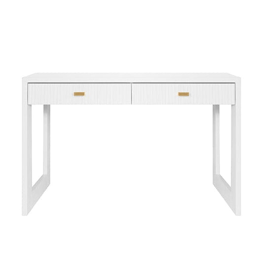Larkin Desk DESKS Matte White