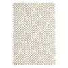 Layers Hooked Wool Rug. Top view.