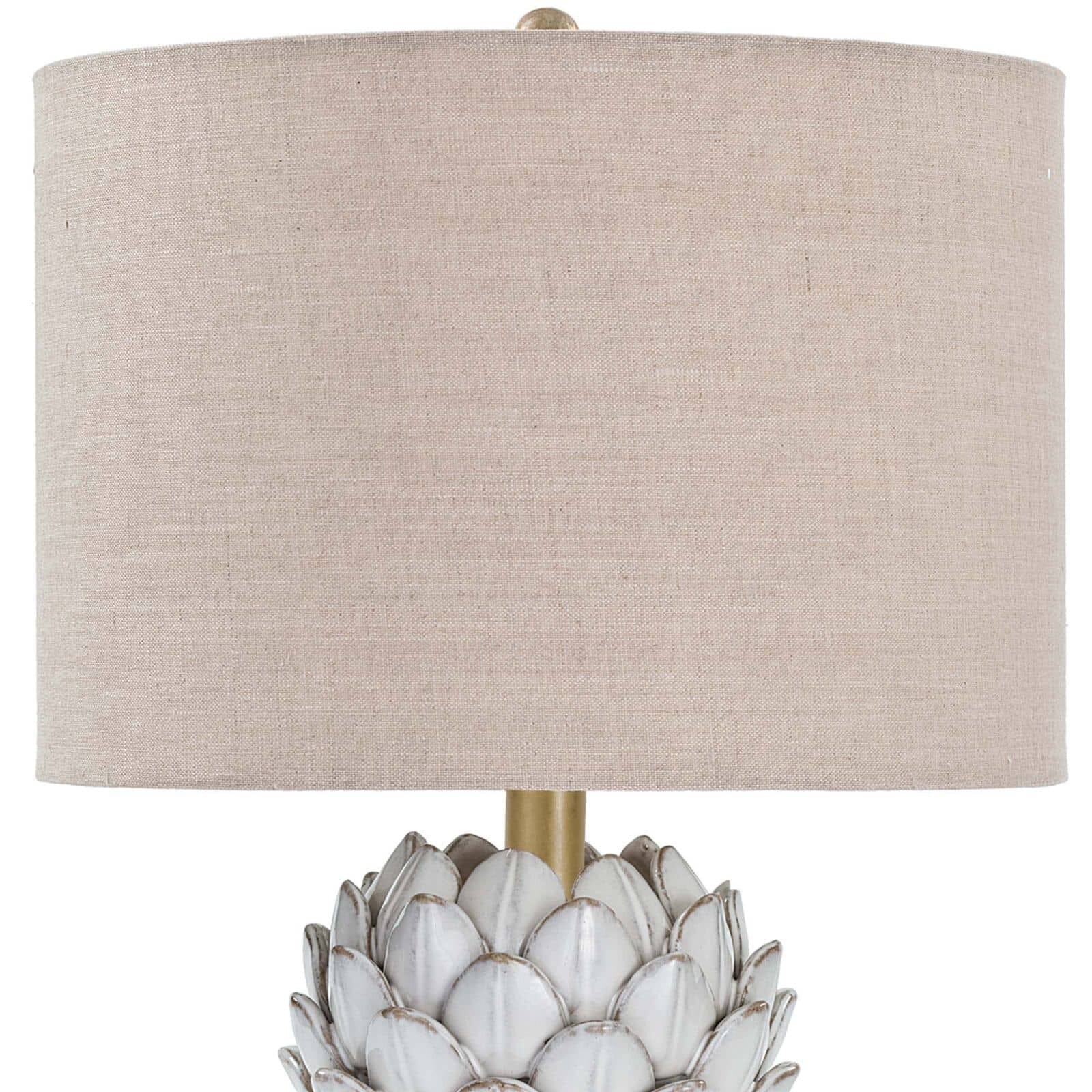 Leafy Artichoke Ceramic Table Lamp Table Lamps