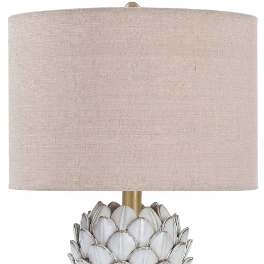Leafy Artichoke Ceramic Table Lamp Table Lamps