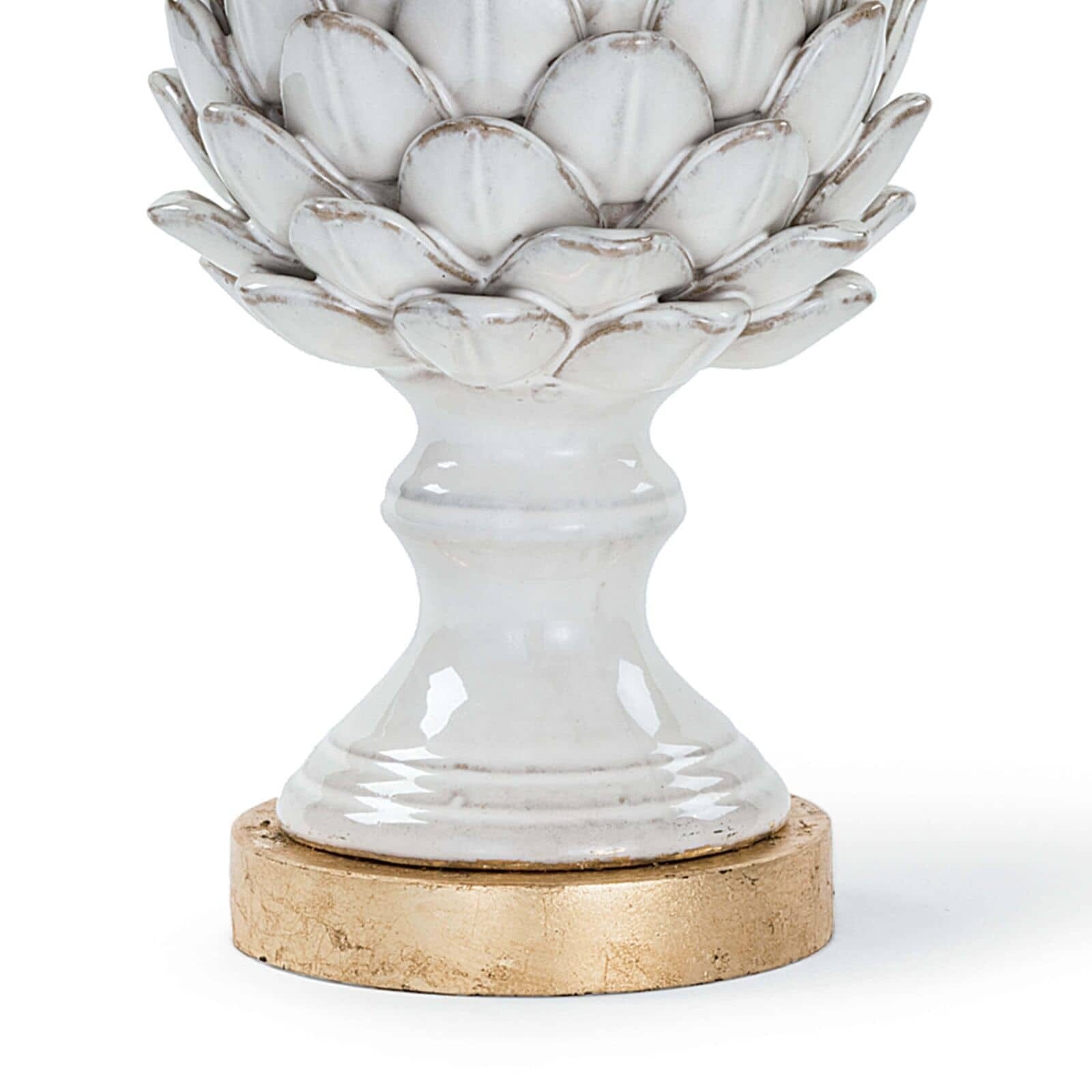 Leafy Artichoke Ceramic Table Lamp Table Lamps