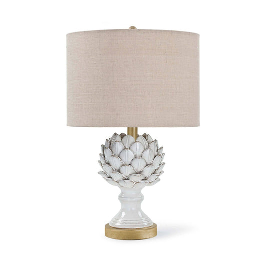 Leafy Artichoke Ceramic Table Lamp Table Lamps