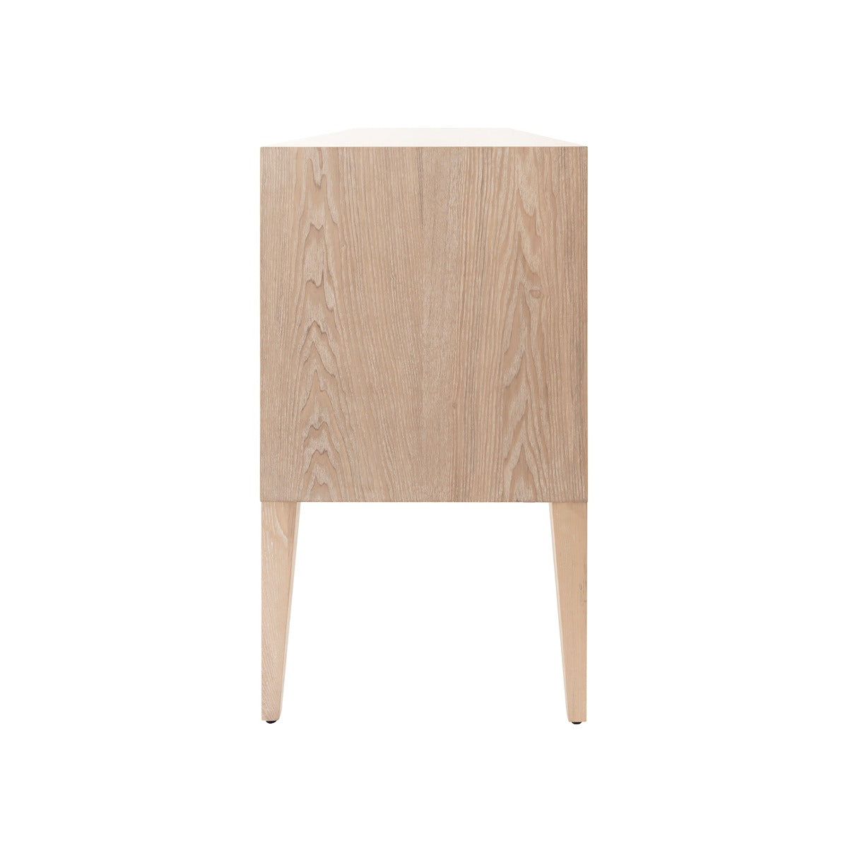 Lenore Dresser Cerused Oak. Side view.