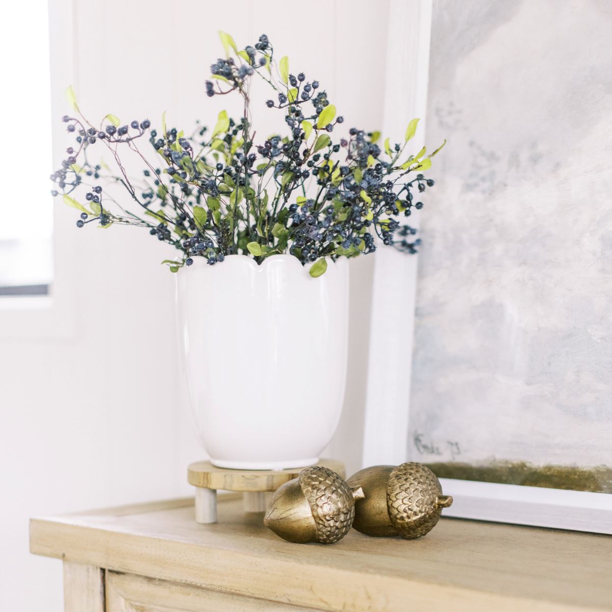Leta Teak Stand Objects & Accents