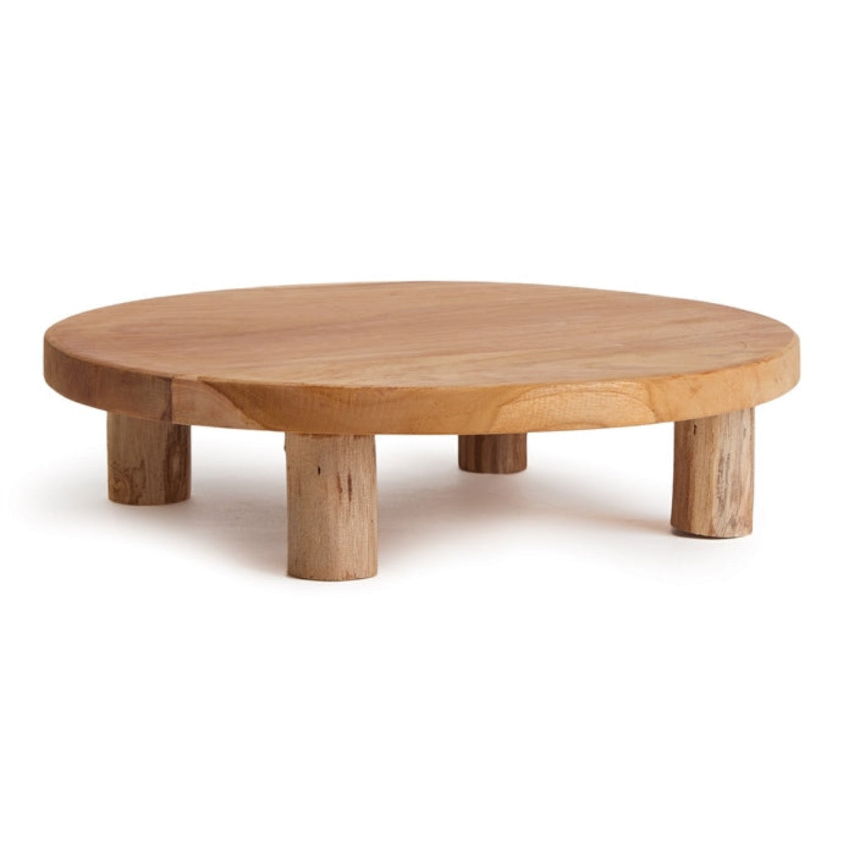 Leta Teak Stand. Front view.