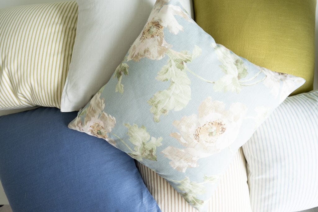 Linen Pillow - Fog 22" Pillows