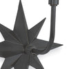 Celeste Sconce Oil Rubbed Bronze mounting piece. Detail view.