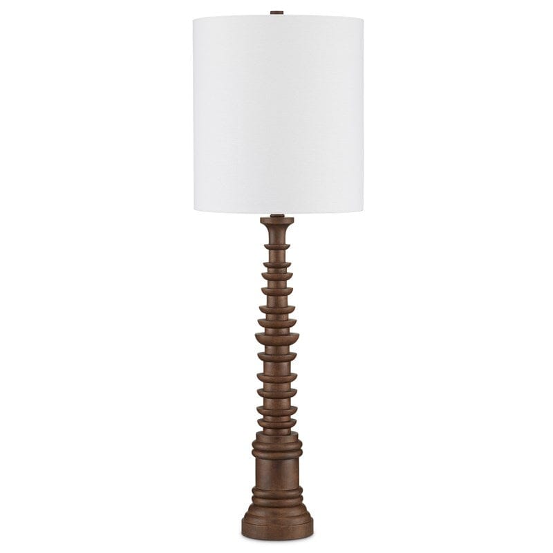 Malayan Wood Table Lamp Table Lamps