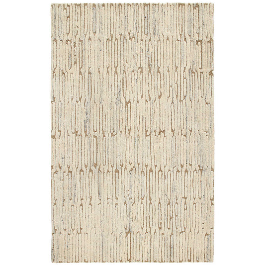 Malone Oatmeal Tufted Wool Rug RUGS
