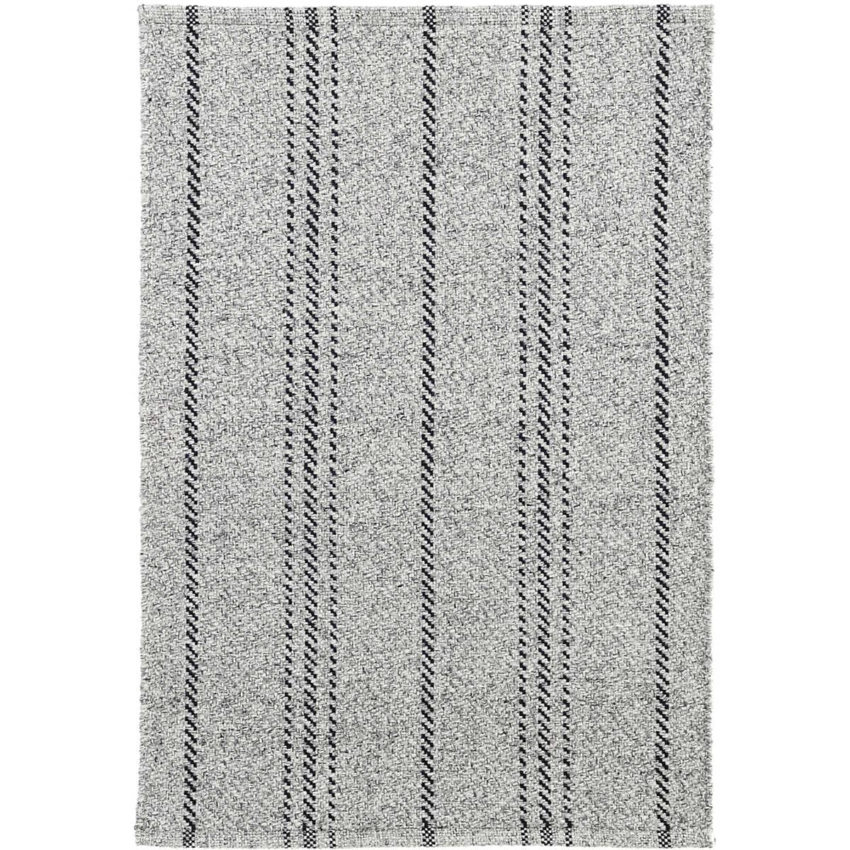 Melange Stripe Grey/Black Indoor/Outdoor Rug Rugs