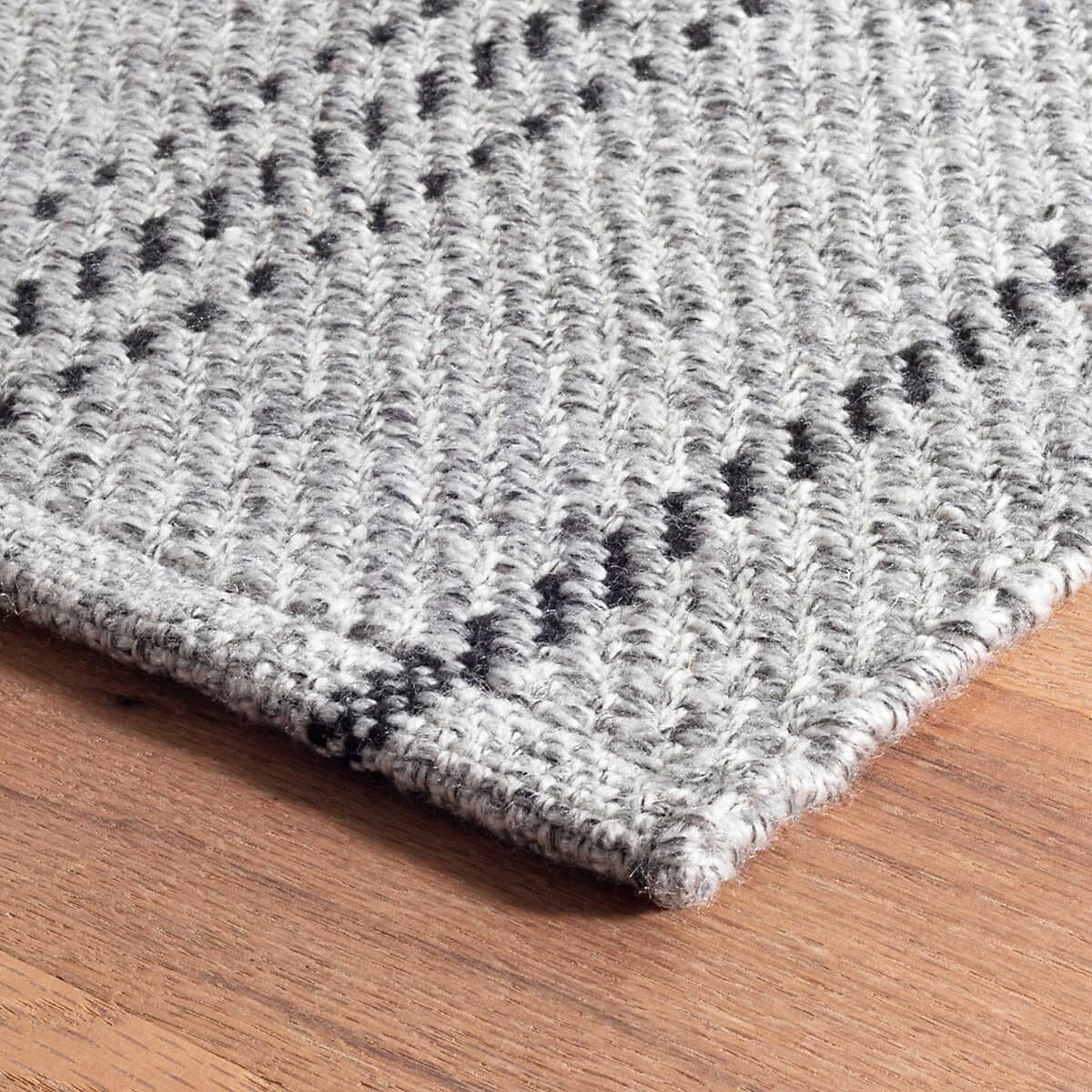Melange Stripe Grey/Black Indoor/Outdoor Rug Rugs
