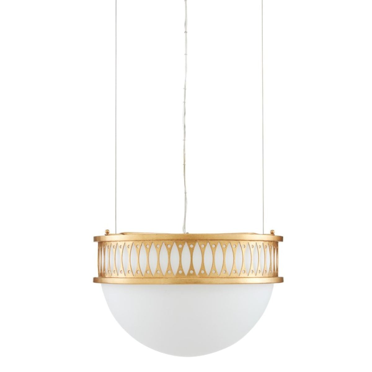 Mia Pendant. Light off. Front view.