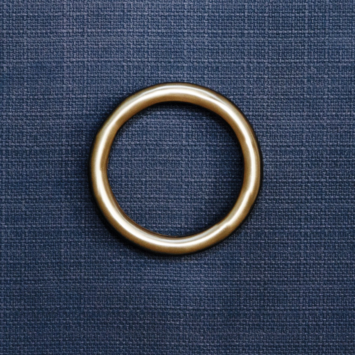 Milo Buffet Cabinet handle Textured Navy Linen. Close-up detail view.