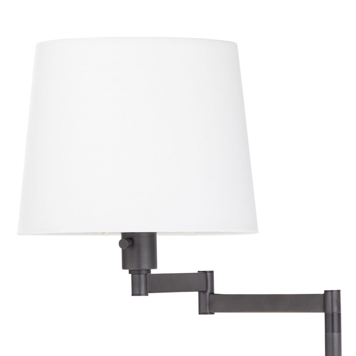Virtue Floor Lamp Oil Rubbed Bronze shade. Detail view.