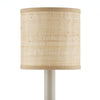 Natural Grasscloth Drum Chandelier Shade - Set of 2 Shades