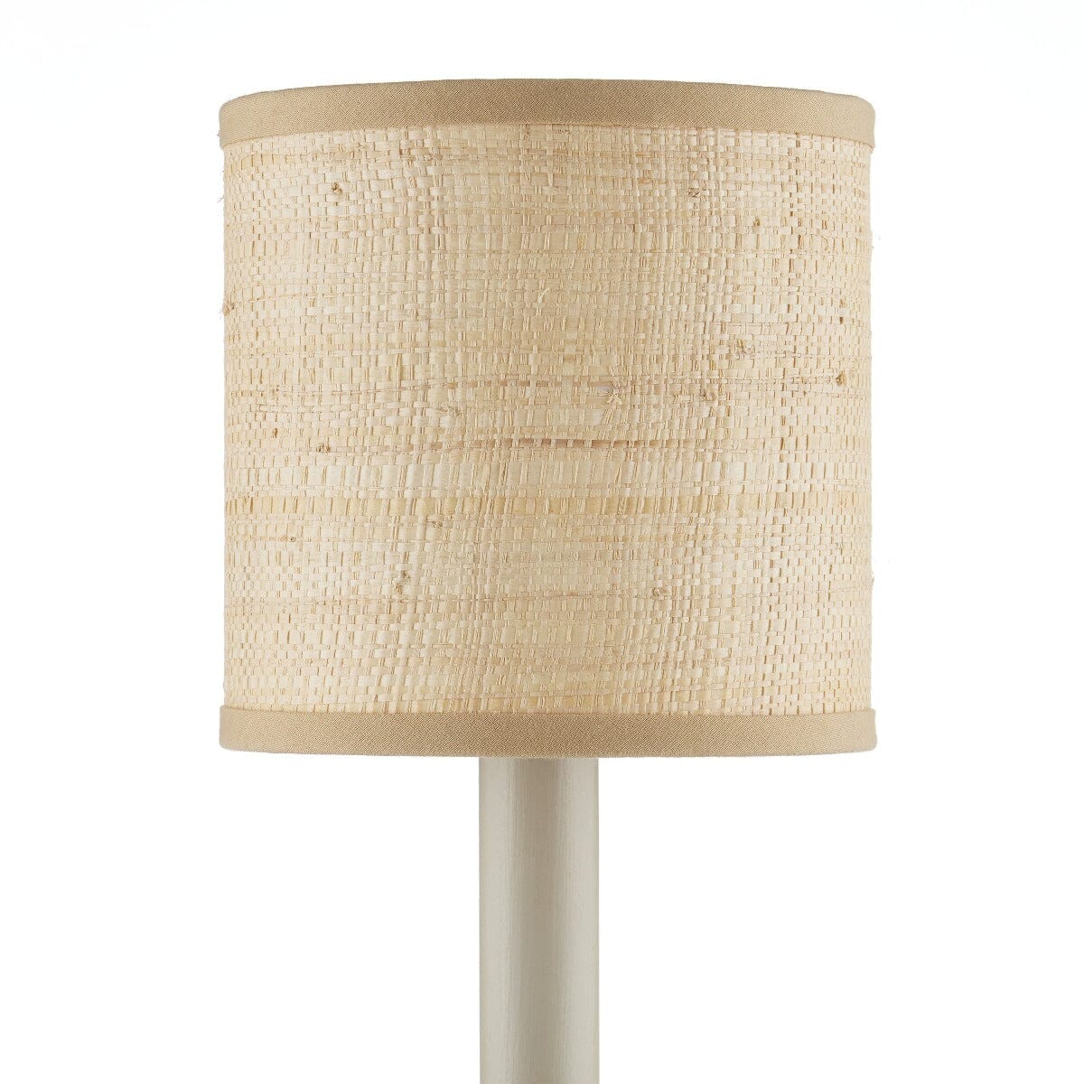 Natural Grasscloth Drum Chandelier Shade - Set of 2 Shades