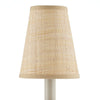 Natural Grasscloth Tapered Chandelier Shade - Set of 2 Shades