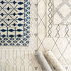 Noma Indigo Woven Wool Rug Rugs