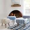 Noma Indigo Woven Wool Rug Rugs