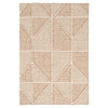 Ojai Wheat Loom Knotted Cotton Rug. Top view.