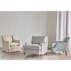 Owen Chair styled with 2 arm chairs. Styled view.