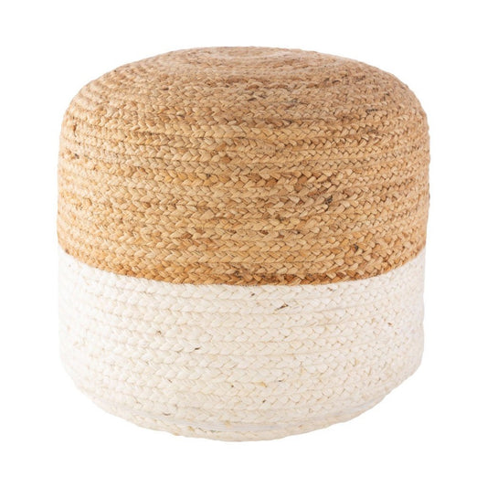Palisades Pouf. Front view.