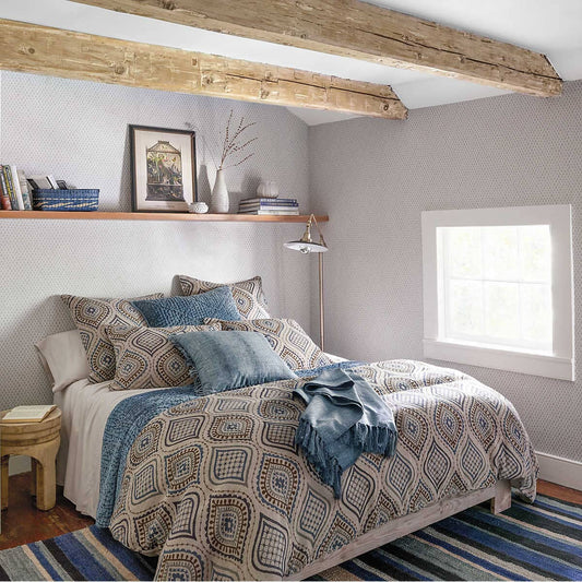 Parisienne Velvet Slate Quilt
