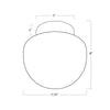 Parker Alabaster Flush Mount Flush Mounts